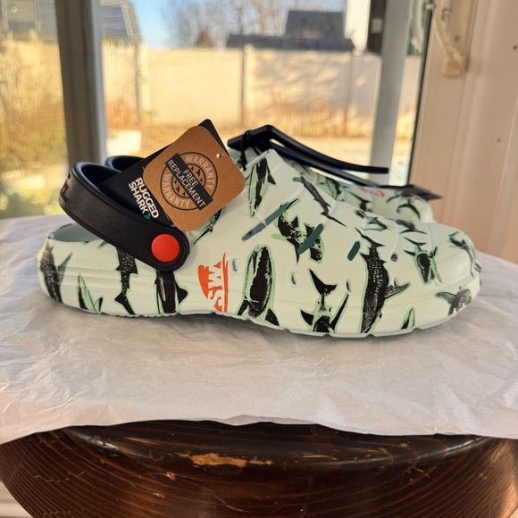 Rugged Shark Other - Rugged Shark Men's Clogs Shark Week Collaboration Size 9 EVA Foam Comfort Beach